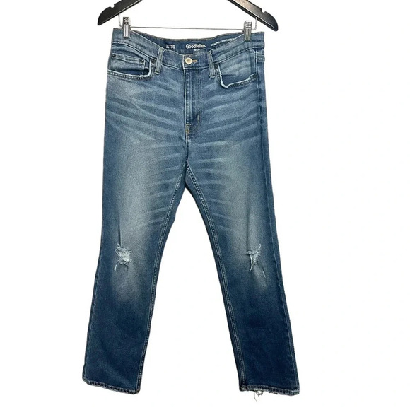 Goodfellow Distressed Jeans Size 32 x 30 - Picture 1 of 9